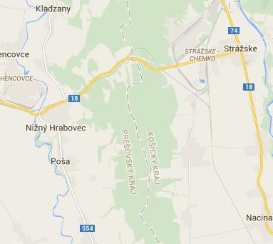 Kritická nehodová lokalita na ceste I/18 v km 742,800 742,800 Kritické nehodové miesto sa nachádza v extravilán obce Nižný Hrabovec. Jedná sa o priamy úsek s veľmi mierny stúpaním.