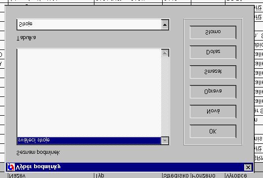 7.6. Třídění Volbou z menu nebo ikonky můžete změnit setřídění řádkového přehledu na obrazovce. Lze třídit pouze podle indexových výrazů, které se vám nabídnou.