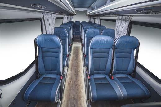 PRVOTŘÍDNÍ KOMFORT Minibus Daily nabízí širokou škálu řešení co se týče technologií a stylu, která jsou