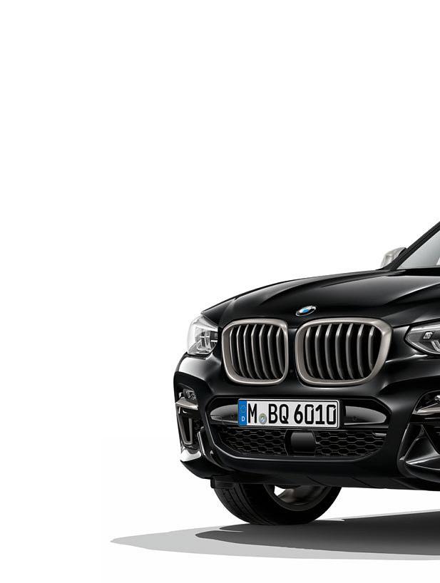 BMW M PERFORMANCE. Novi BMW X3 M40i. Posebne oblikovne značilnosti M Performance poudarjajo, zunaj in znotraj, izjemen vozno-dinamičen potencial vozila BMW X3 M40i.