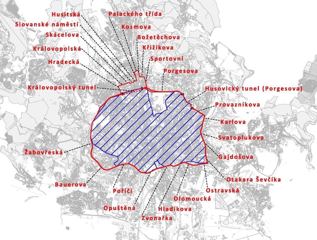 (strana 12) NÁVRH OBJÍZDNÝCH TRAS Pro Oblast 1