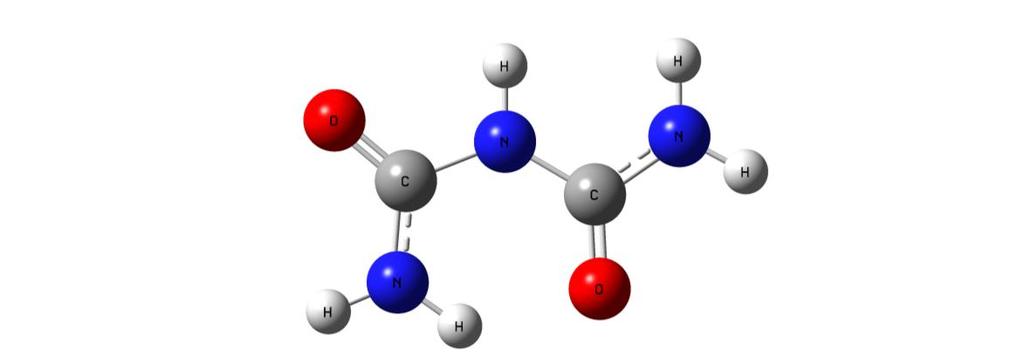 Pokud formálně nahradíme druhý atom dusíku v molekule biguanidu, dostáváme sloučeninu známou jako biuret.