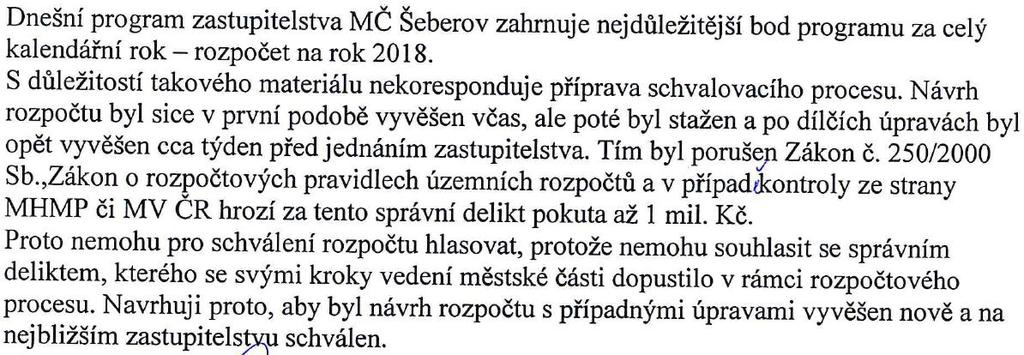 V diskuzi dále vystoupili: Hrubá, Archalousová, Venturová.