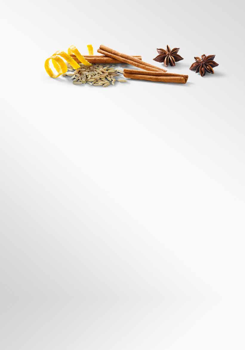 SLADKÁ FANTAZIE Skofiice celá CHUË: aromatická, sladká, pálivá POUŽITÍ: do sladkých pokrmû, polévek, omáãek, na zvûfiinu, zajíce, drûbež, hovûzí Skofiice mletá CHUË: aromatická, sladká, pálivá