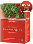 1200 ccm, PET dóza 240103 Paprika lahûdková mletá CHUË: ovocná, pfiíjemnû aromatická POUŽITÍ: do pomazánek, polévek, omáãek, na maso, drûbež, zvûfiinu, zeleninu, do pfiíloh Paprika lahûdková mletá