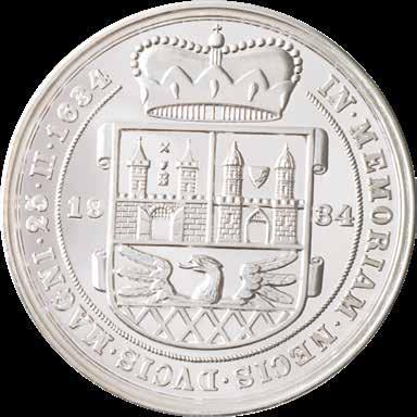 320 Stříbrná medaile Albrecht z Valdštejna 1934 / 2016 Silver medal