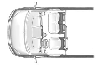 Ochrana cestujících oční airbagy E68905 oční airbary jsou vestavěny do opěradel předních sedadel. Přítomnost bočních airbagů je označena štítkem.