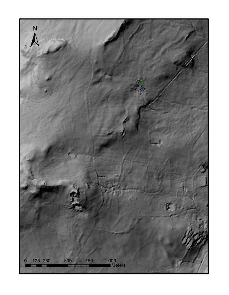 Obr. 10: Hillshade (DMR