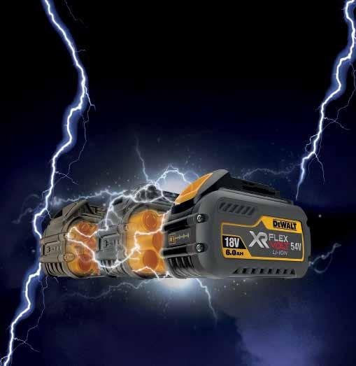 VÝKON NÁŘADÍ NAPÁJENÉHO KABELEM SVOBODA NÁŘADÍ NAPÁJENÉHO BATERIÍ MĚNÍME PRAVIDLA HRY S NAŠÍ NOVOU BATERIÍ DeWALT XR FLEXVOLT Stanley Black & Decker Czech Republic s.r.o.