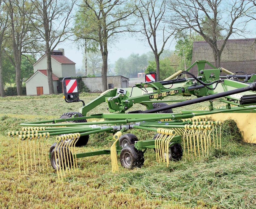 Rotor Swadro Stabilita a dlouhá životnost Maximálně bezpečná funkce díky prstovým ramenům ze silnostěnných trubek o velkém