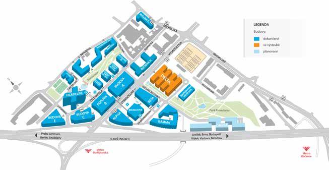 Skupina PASSERINVEST je spojována zejména s realizací multifunkčního areálu BB Centrum v Praze 4 Michli.