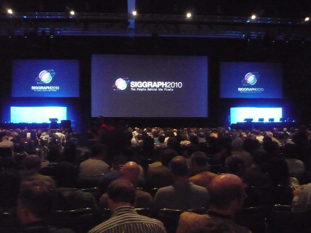 4 /15 KONFERENCE SIGGRAPH Pasivní účast na významné konferenci o počítačové grafice.