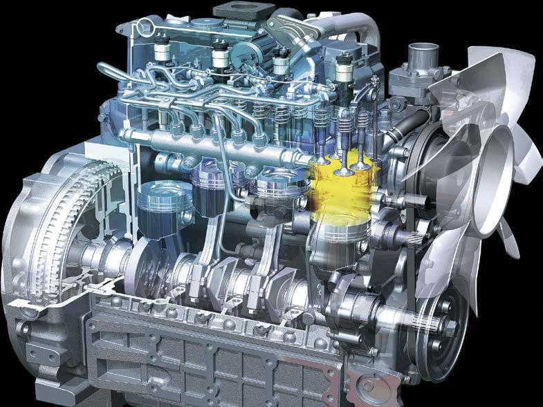Spolehlivost, úspora a čistota to jsou hlavní znaky nové Kuboty M7002 Motor Kubota V6108 Tento motor