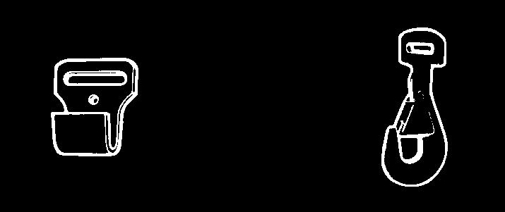 TEXTILNÍ UPÍNÍ PROSTŘEKY HÁKY = vntřní šíř = ová é = ová šíř = opnn E = toušť tráu
