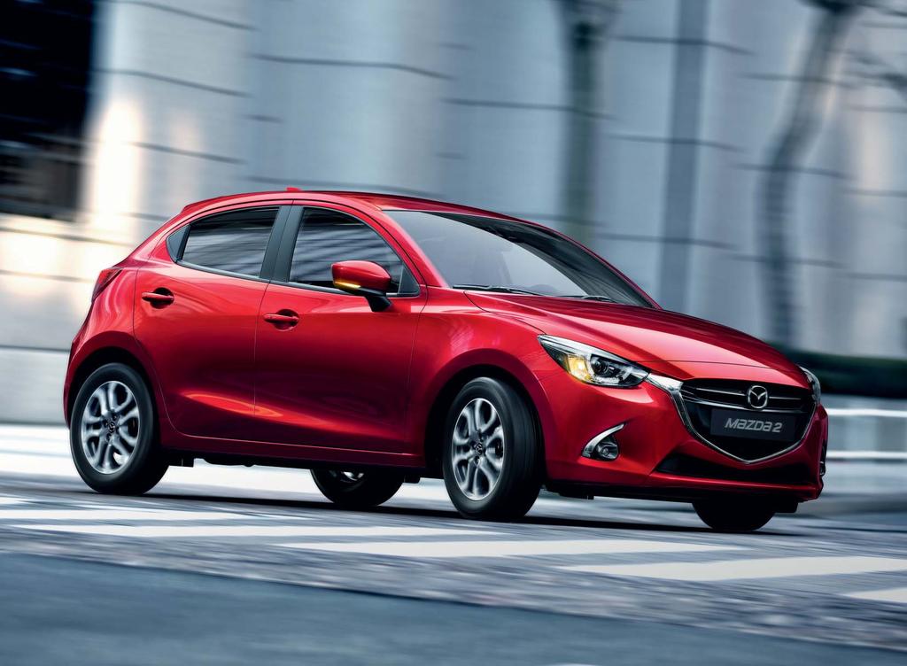 USEDNĚTE ZA VOLANT Od vzhledu po výkon, Mazda2 byla vyrobena pro potěšení.
