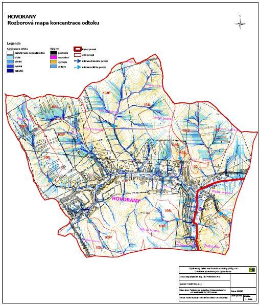 Obr. 18 Rozborová mapa Hovorovany 420/2600 Studie protierozní ochrany v části k.ú. Ing. Jana Podhrázská, Ph.D.
