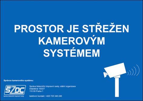 Příloha C (normativní) INFORMATIVNÍ TABULKA O PROVOZOVÁNÍ KAMEROVÉHO SYTÉMU Tabulka slouží k informování subjektu údajů o zpracovávání osobních údajů prostřednictvím kamer. systému.