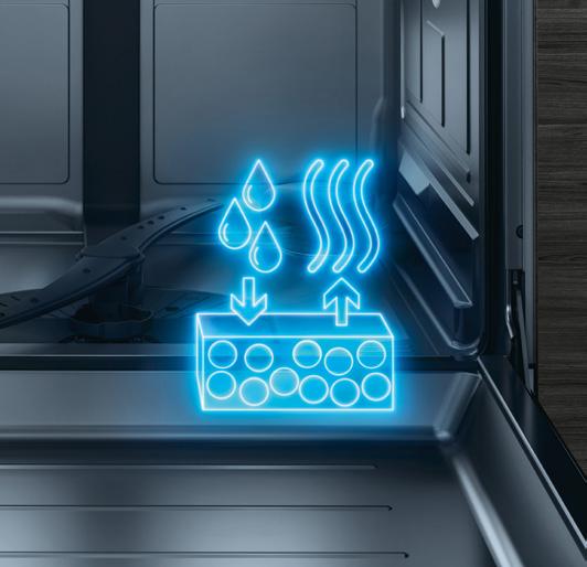 Světelná kulisa: emotionlight. Díky jedinečné technologii Zeolith bude vaše nádobí zářivě a perfektně suché.