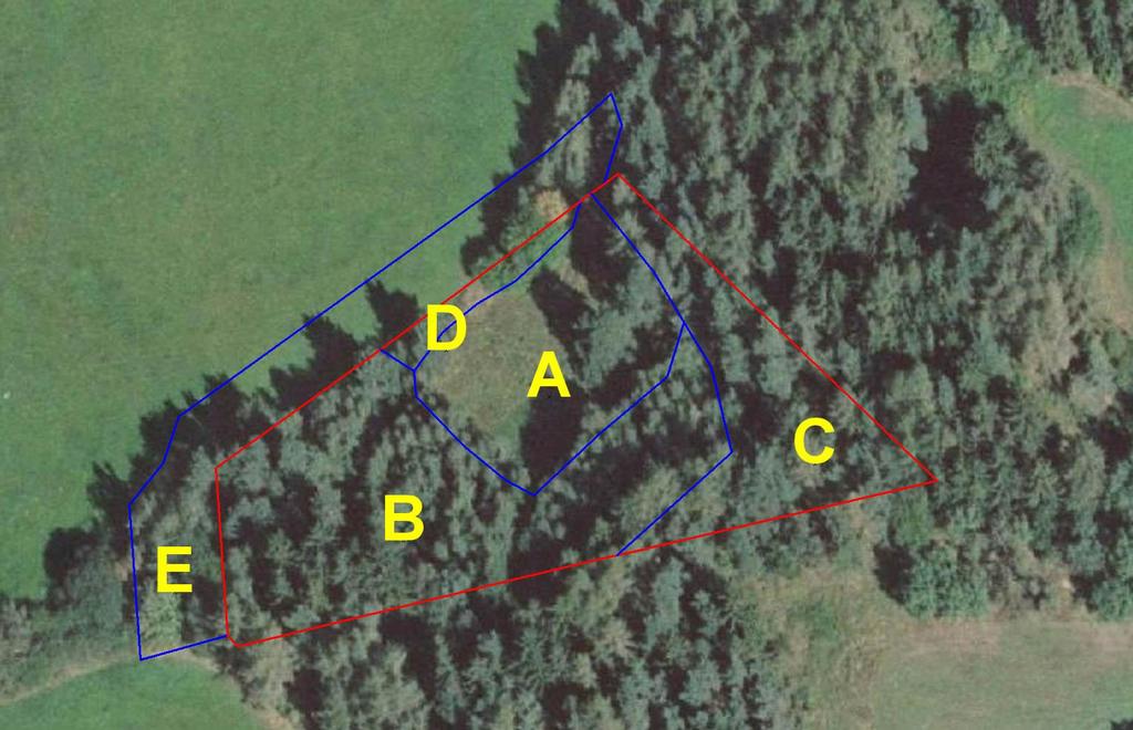 Mapové přílohy - příloha III Mapa dílčích ploch a objektů Zákres v