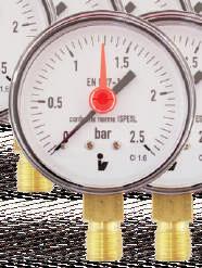 Průmyslové armatury TAKOĚR 0-2,5 bar / PRESSURE GAUGE 0-2,5 bar Art.