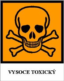 Výstražný symbol nebezpečnosti: R-věty: R28 Vysoce toxický při požití. R43 Může vyvolat senzibilizaci při styku s kůží.