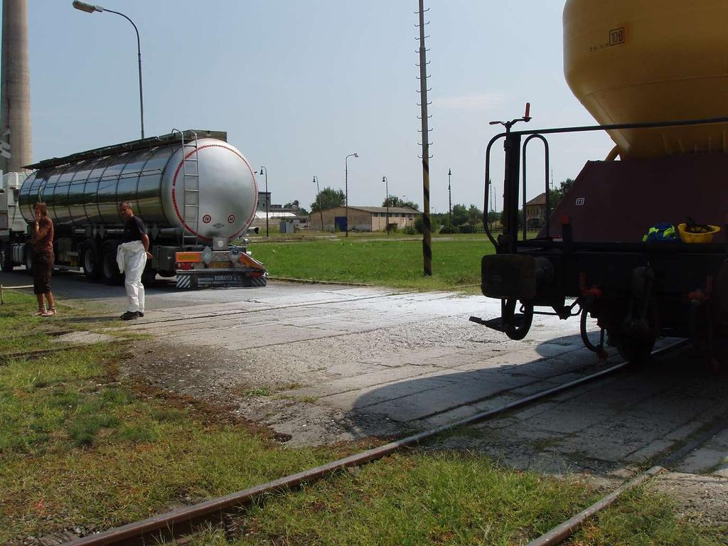 SUMMARY Grade: Date and time: Occurrence type: accident 13 th August 2010, 10:52 (8:52 GMT) level crossing accident Description: collision of shunting movement (locomotive + 1 wagon) with a lorry at