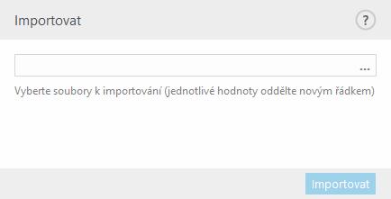 stahování). Dále hvězdička ('*') představuje prázdný znak, aby jedna maska byla platná pro celou doménu a všechny její subdomény. Například maska *.domena.