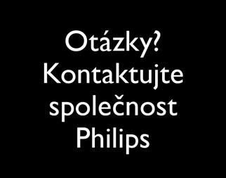 Kontaktujte společnost Philips