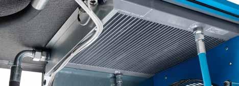 Dvoumikronové zapouzdřené filtry zaručují, že se do kompresoru dostane pouze čistý vzduch.