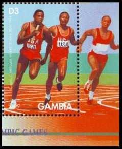 4x100m FM Z GUINEA 1985 Yv. BF50 Mi.