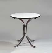 bílý 70 cm Runder Tisch KODRETA weiss Round