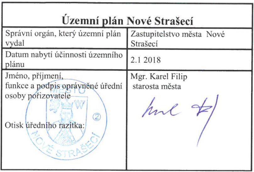 Územní plán NOVÉ STRAŠECÍ ČSTOPS TEXTOVÁ ČÁST Projektant: Atelier M.A.A.T., s. r. o.