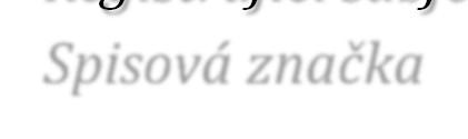 S T A N D A R D N Í P O S T U P V YP L N Ě N Í Ž Á D O S T I IČO povinná položka, vyplňte IČO, ID datové schránky nepovinná položka, vyplňte ID datové schránky, Název povinná položka, vyplňte název,