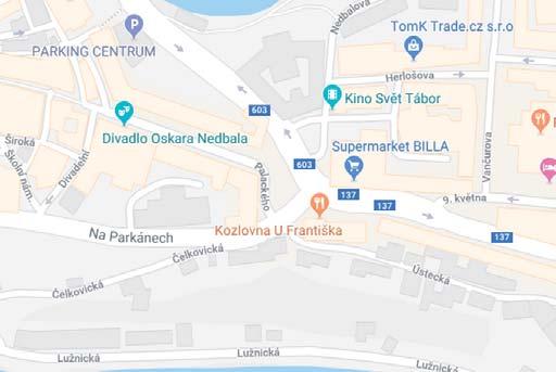 Popis lokality: Lokalita Křižíkova náměstí je nejstrategičtějším a nejfrekventovanějším místem infrastruktury Tábora.