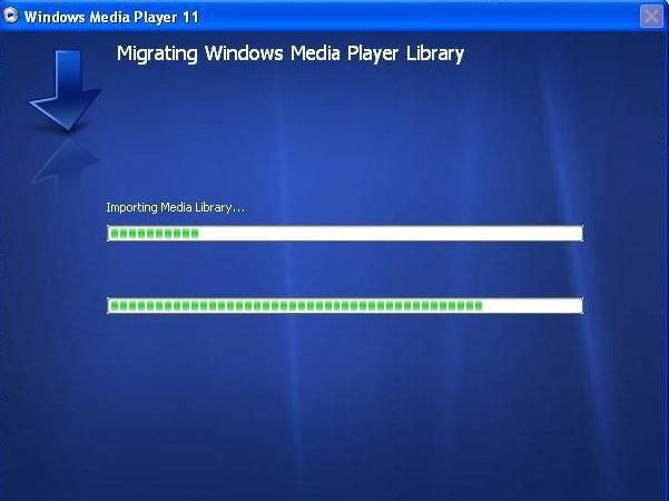 6 Klepněte na rámečky pro výběr typů souborů, které chcete, aby Windows Media