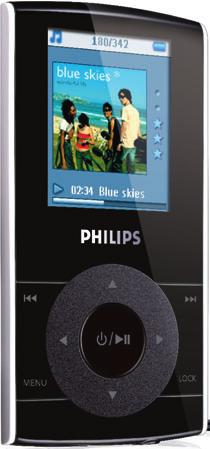 uživatele, výukové soubory a Časté otázky 2.2 Volitelné příslušenství Volitelné příslušenství naleznete na www.philips.com/gogearshop (Evropa) nebo www.store.philips.com (USA) 2.