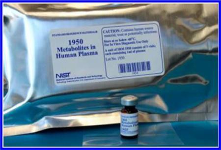 NIST SRM 1950-Metabolites in human plasma 24autorů NIST při vývoji 94 autorů při validaci použití J Lipid Res 12/18 90