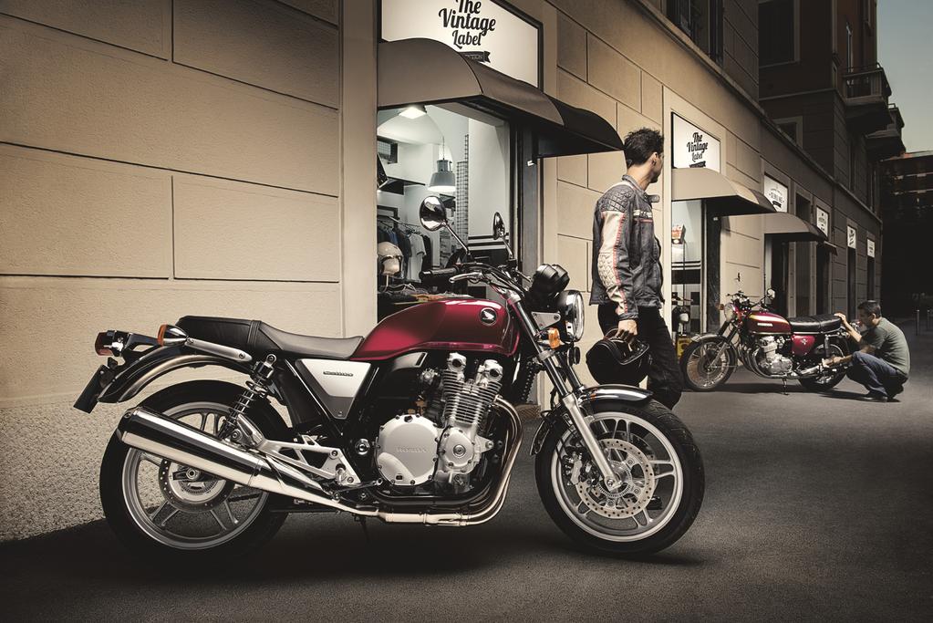 v l a j k o v á l o ď z n a č k y h o n d a INSPIRUJÍCÍ vylepšená ZNOVUZROZENÁ Představujeme zcela nový model Honda CB1100.