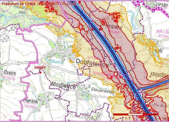 Část C Údaje o stavu životného prostředí v dotčeném území C.2.9. Ostatní charakteristiky životního prostředí Doprava Obec Herink je napojena silnici 101 komunikací III.