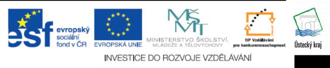 Tento materiál vznikl v rámci projektu financovaném z prostředků Evropského sociálního fondu a rozpočtu ČR s názvem: Kvalita lektorů = efektivnost a