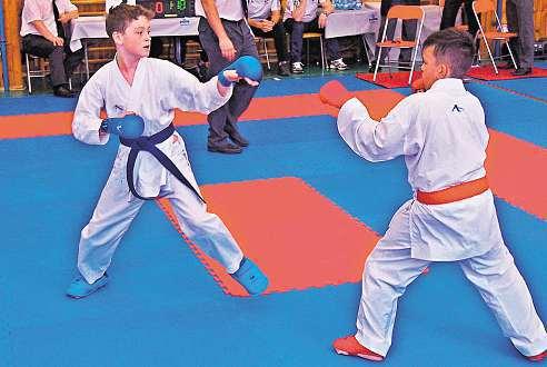 www.5plus2.cz 31 Tajenka: jen to, covědí. Karate dělá vgryfu itříleté dítě Liberečtí karatisté hledají nové členy, atonejen děti, ale idospělé.