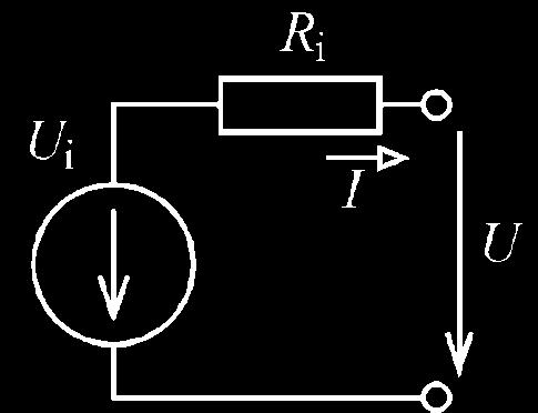 Lineární zdroj napětí přiblížení reálnému zdroji sériově se zdrojem rezistor R i (vnitřní odpor) hodnota napětí