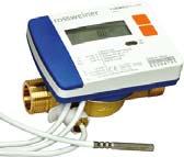 Typ 2 Elektronické měřiče tepla a termostaty Elektronický měřič tepla HeatPlus 0,6 a 1,5 m 3 /h, nebo ultrazvukový měřič tepla
