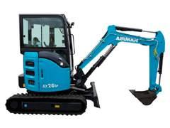ježkový 1595 kg Diesel BMP 8500 Bomag 2 100 1 890 1 785 0-100 000 Minirypadlo 850 kg Diesel K 008-3 Kubota 1 700 1 530 1 445
