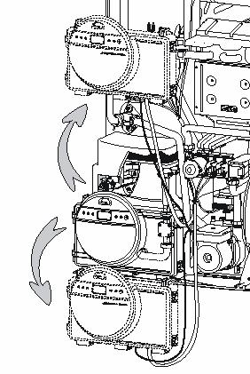 skříňku elektroniky přemístit, aniž by bylo nutno ji odpojovat. skříňku elektroniky je možno zavěsit na trubku odvodu topení nebo na rám kotle nebo pod kotel (obr. 12). A Obr.11 Demontáž pláště Obr.