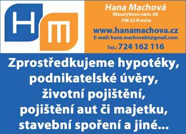 řádková inzerce / vzpomínky 13 Rostislavova Vodní Rostislavova 23 8 8 796 01796 Prostějov 01 Prostějov 582 341 582 705 341 705 608 805 659, 775 341 705 E mail: jhreality@jhreality.cz www.jhre reality.