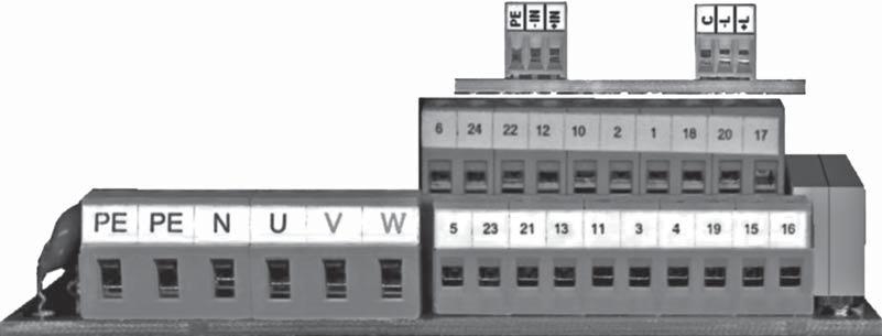 Svorkovnice servomotoru s elektronikou DMS ED.