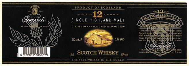 38 SkotSko SPEYSIDE JIŽNÍ SPEYSIDE Speyside AVIEMORE Je to až drzost, že nejnovější lihovar ve skotském Speyside nese jméno samotného regionu, ve kterém sídlí.