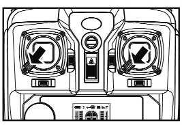 4. Aktivace funkce Headless: Po každém zapnutí a spárování dronu s dálkovým ovladačem se dron a jeho systém nachází v továrním nastavení (normální režim).