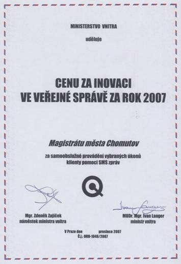 Národní konference kvality ve veřejné správě pořádaná Ministerstvem vnitra ČR a Krajským úřadem Karlovarského kraje, pod záštitou ministra vnitra MUDr. Mgr.
